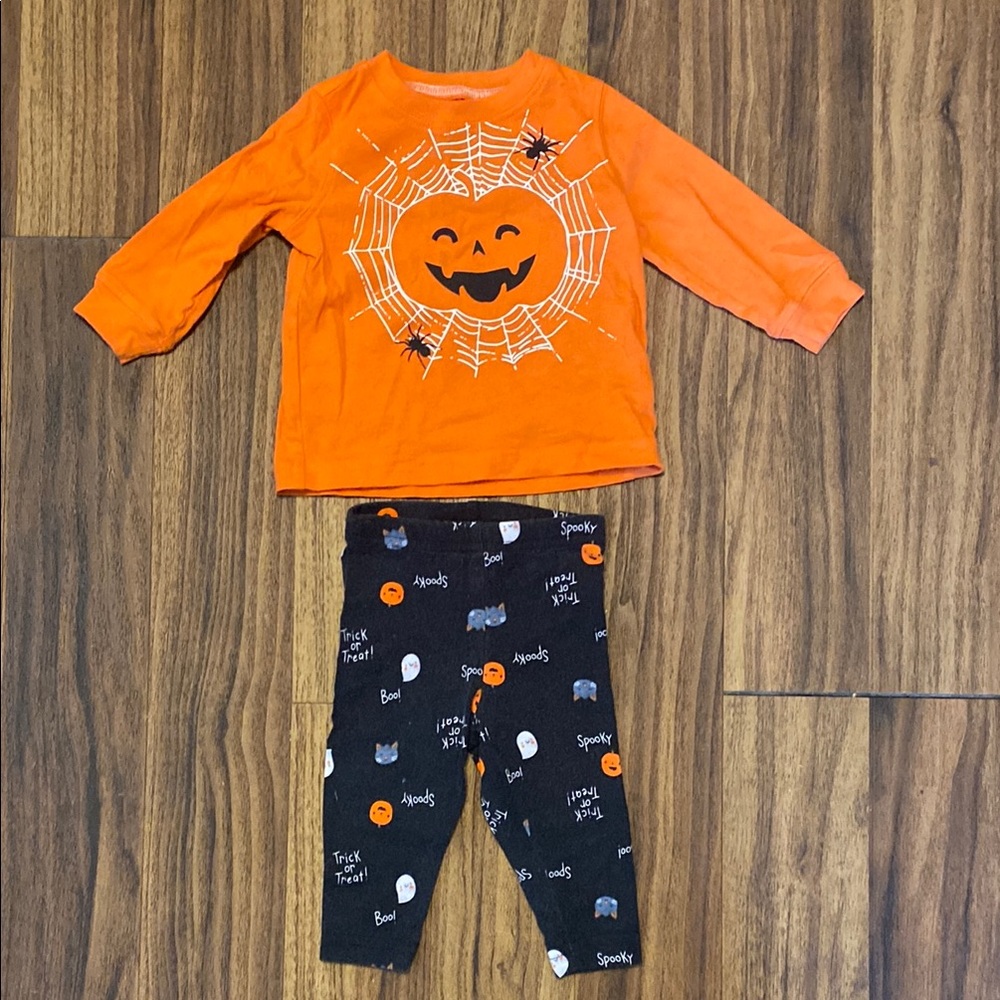 Size 6 M Baby Pumpkin / Halloween Outfit